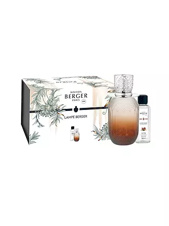 MAISON BERGER PARIS | Lampe Berger Set EVANESCENCE FAUVE +250ml Mystic Leather | 